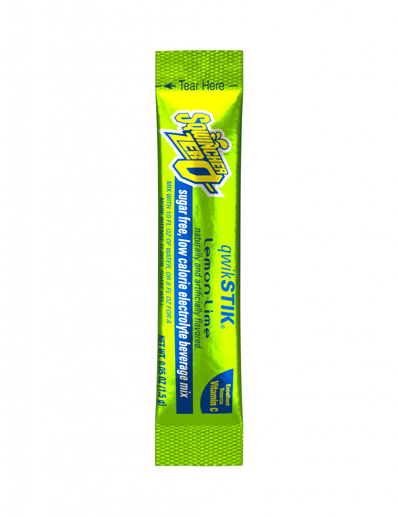Sqwincher QwikStik® Zero Lemon-Lime Flavored Powder Stiks - First Aid Safety